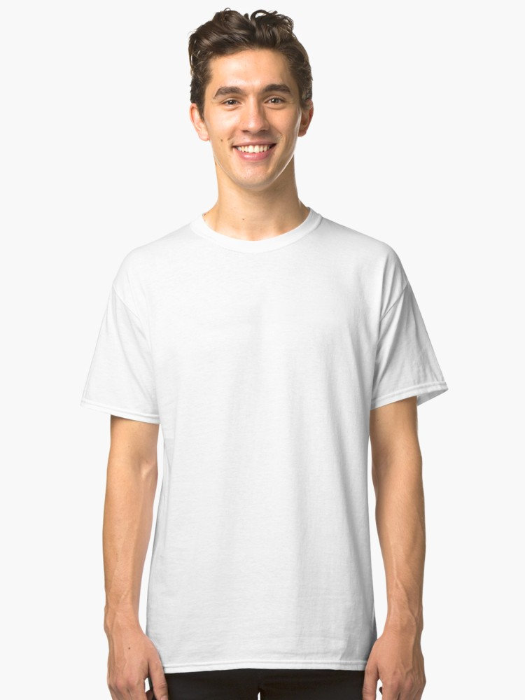 Classic White T-Shirt Blank Template - Imgflip
