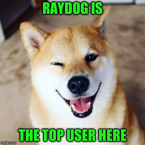 RAYDOG IS THE TOP USER HERE | made w/ Imgflip meme maker
