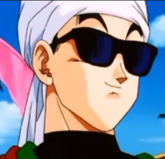 Gohan sunglasses Blank Meme Template