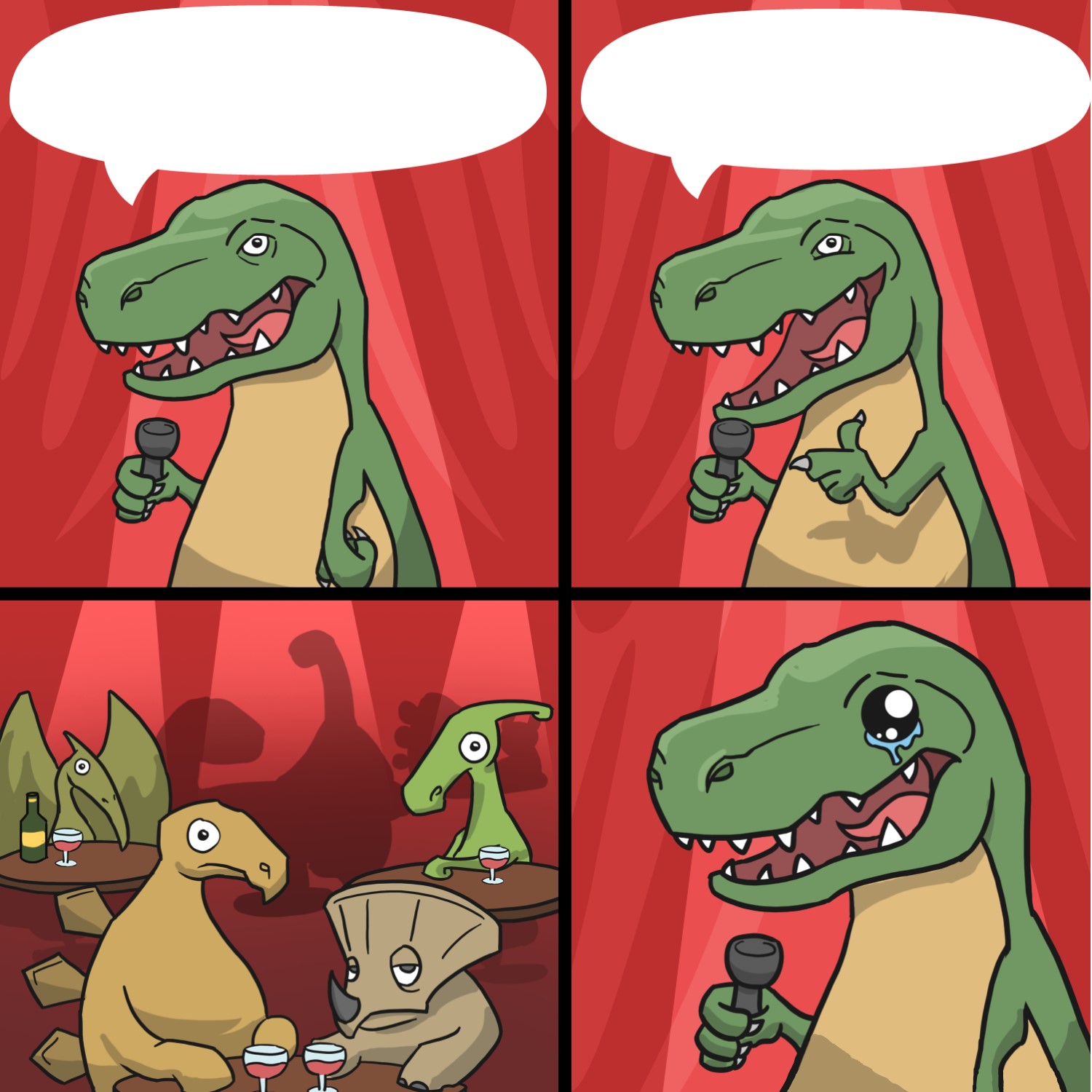 Bad Dino joke Blank Meme Template
