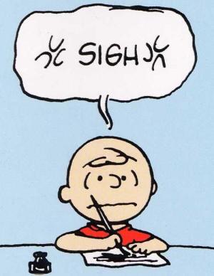 Charlie Brown sigh Blank Meme Template