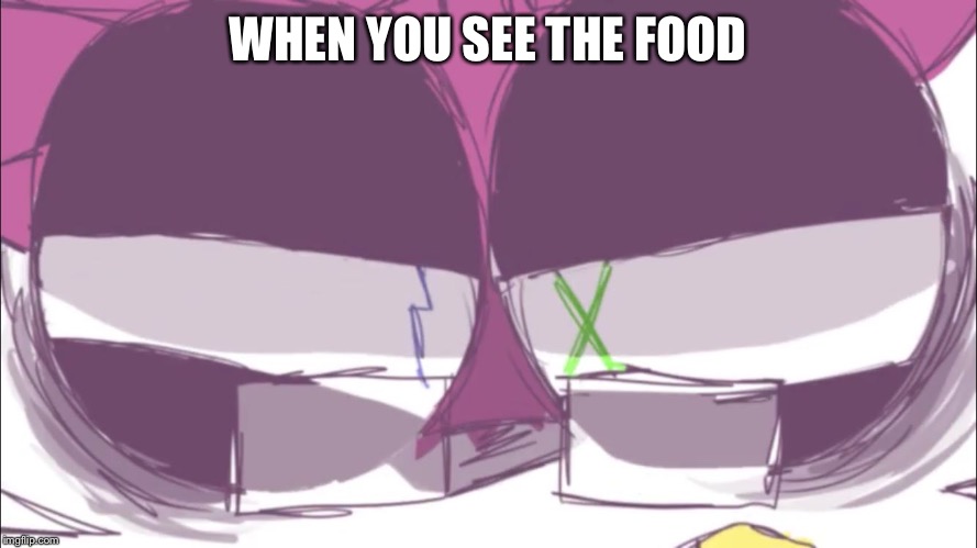 …I advise ya avoid the source of this screenshot | WHEN YOU SEE THE FOOD | image tagged in mystery closeup,memes,sleepykinq | made w/ Imgflip meme maker