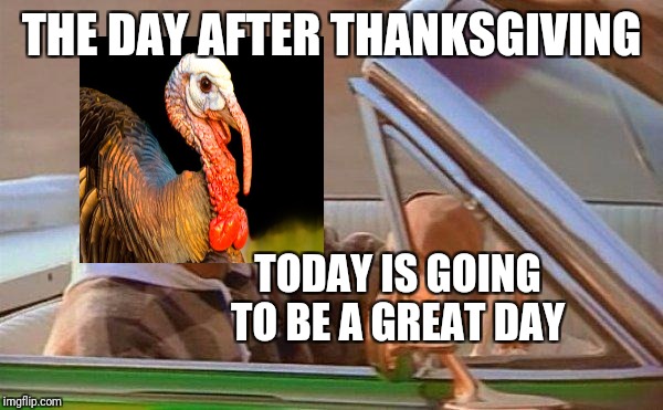 When You A Turkey And Wake Up On The Friday Following Thanksgiving And 