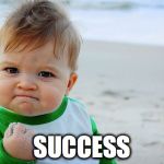 Victory Baby | SUCCESS | image tagged in victory baby | made w/ Imgflip meme maker