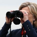 Hillary Clinton Binoculars meme