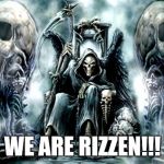Skull king | WE ARE RIZZEN!!! | image tagged in skull king | made w/ Imgflip meme maker