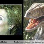 Hillary Velociraptor  meme