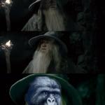 Confused Gandalf Rustling meme