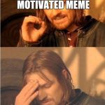 Conflicted Boromir | ONE DOES NOT SIMPLY JUMP INTO A RACIALLY MOTIVATED MEME; WHAT HAVE I DONE | image tagged in conflicted boromir | made w/ Imgflip meme maker
