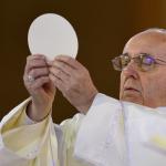 Pope with wafer