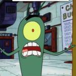 Horrified Plankton meme