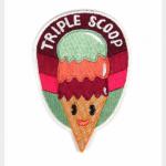 Triple scoop badge 