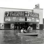 Flooded movie theater