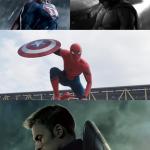 Dc Vs Marvel Superman Batman Spiderman Captain America meme