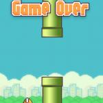 game over flappy bird