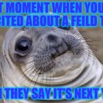 Awkward Moment Sealion Meme Generator - Imgflip