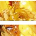 yamcha burned | I WONDER WHATS MY POWER LV; OVER 9000 YAMCHA | image tagged in dbz,yamcha,bardock | made w/ Imgflip meme maker