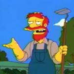 Groundskeeper Willie make it look like a suicide