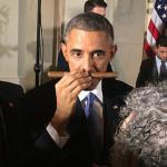 Obama w cuban cigar meme