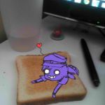 Purple guy likes to eat toast | YOU CAN'T. ITS MINE. | image tagged in purple guy likes to eat toast | made w/ Imgflip meme maker
