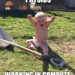 Success Baby | WATER SPRAY PARTICLE PHYSICS; WORKING IN COMPUTE SHADER! | image tagged in success baby | made w/ Imgflip meme maker