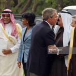 George Bush with Saudi Leaders meme
