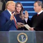 Trump POTUS Oath swearing