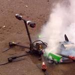 Drone crash