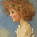 Annie Swynnerton (1844 – 1933, English) child big messy hair sid meme