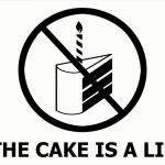 The cake is a lie 