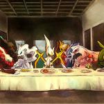 The Last Supper Pokemon Edition template