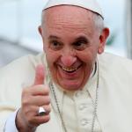 Pope Francis Thumbs Up
