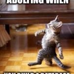 Like a Boss Kitty  | YOU KNOW YOU'RE ADULTING WHEN; YOU BUILD A DATABASE LIKE A BOSS | image tagged in like a boss kitty | made w/ Imgflip meme maker