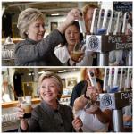 Hillary beer meme