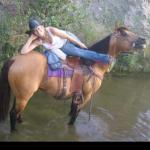 pof lady on horse