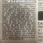 Just make it to work and do your job | You've got to appreciate that whoever placed this ad is a straight shooter. | image tagged in want ad | made w/ Imgflip meme maker
