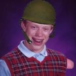 One arm bad luck brian