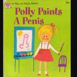 Polly paints a penis
