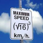 Algebra Speed Limit Sign