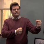 Ron Swanson manly 
