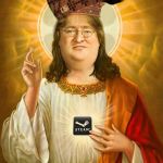 Lord Gaben | IT'S THE FINAL; COUNTDOOWN | image tagged in lord gaben,scumbag | made w/ Imgflip meme maker