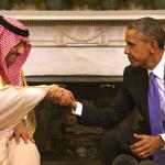 Obama kissing up to the Saudis meme