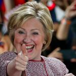 Hillary Thumbs Up