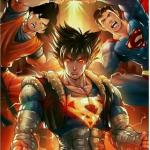 Superman and goku fusion meme