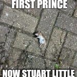 Stuart | I'M DEVASTATED
 FIRST PRINCE; NOW STUART LITTLE HAS PASSED | image tagged in stuart | made w/ Imgflip meme maker