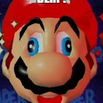 Mario Derp | DERP! | image tagged in mario derp | made w/ Imgflip meme maker