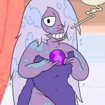 amethyst on towel so founded