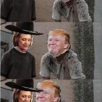 Trump and Hillary (Rick and Carl parody) meme