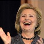 Hillary Clinton laughing meme