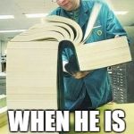 Big book | LIST OF HORRIBLE THING DONALD TRUMP WILL DO; WHEN HE IS PRESEDENT | image tagged in big book | made w/ Imgflip meme maker